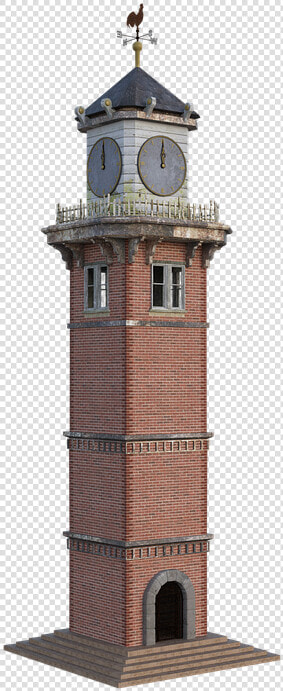 Clock Tower  Bricks  Door  Clock  Building  Tall   Clock Tower  HD Png DownloadTransparent PNG