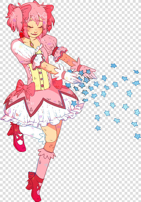 Puella Magi Madoka Magica Doodles Madoka Madoka Kaname   Cartoon  HD Png DownloadTransparent PNG