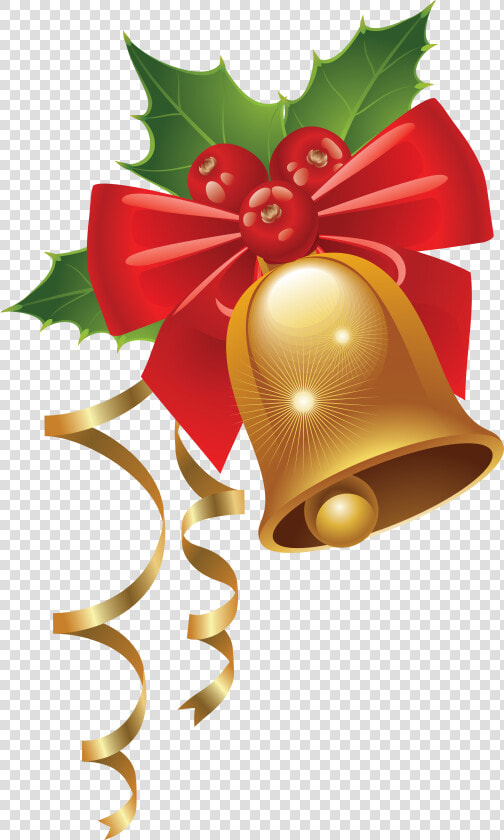 Christmas Bell Png   Mistletoe And Holly  Transparent PngTransparent PNG