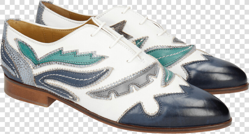 Oxford Shoes Jessy 43 Rio White Marine Onda Glicine   Melvin  amp  Hamilton  HD Png DownloadTransparent PNG