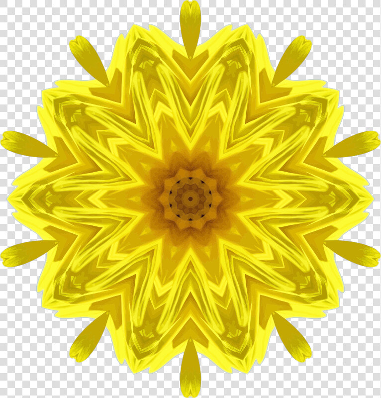 Sunflower Kaleidoscope   Sunflower  HD Png DownloadTransparent PNG