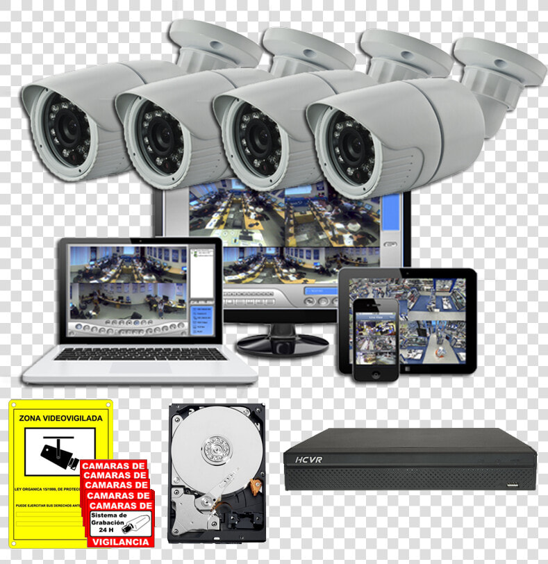 Videovigilancia Y Seguridad En Todoelectronica   Sistema De Camaras De Vigilancia  HD Png DownloadTransparent PNG