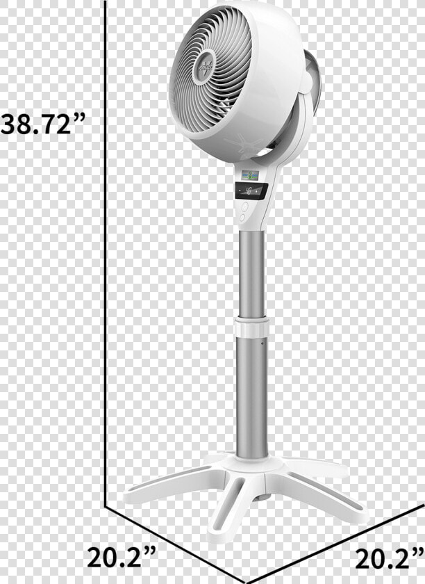 Vornado 6803dc Pedestal Fan   Vornado Variable Speed Energy Smart Air Circulator  HD Png DownloadTransparent PNG