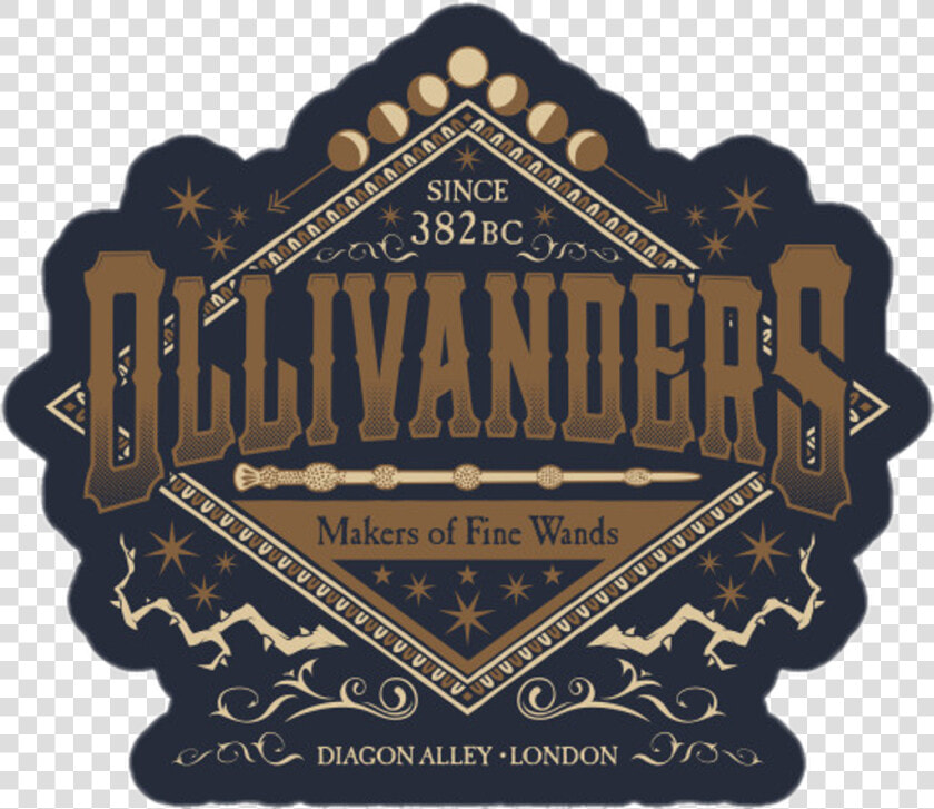  harrypotter  hp  ollivanders  wands  varinhas  diagonalley   Harry Potter Wand Label Ollivanders  HD Png DownloadTransparent PNG