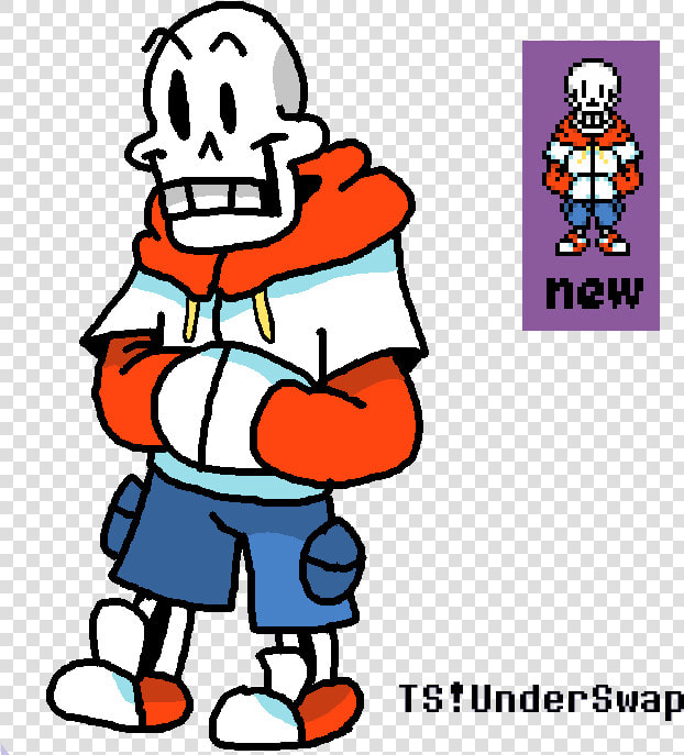 Ts Underswap Papyrus Sprite  HD Png DownloadTransparent PNG