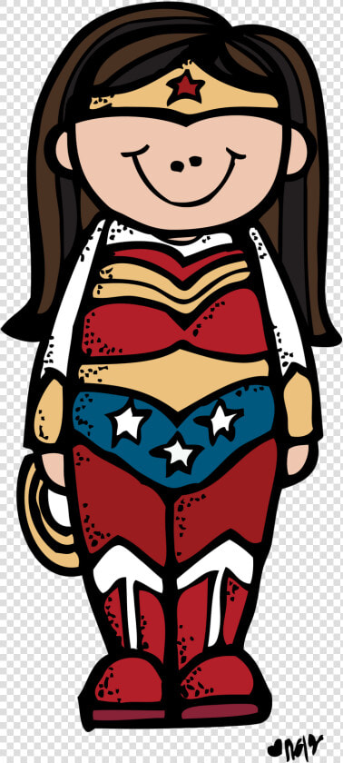 Clip Art Wonder Woman Clip Art Wonder Woman Clip Art   Superhero Melonheadz Clipart  HD Png DownloadTransparent PNG