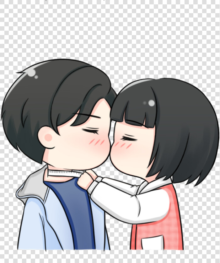 Q Version Cute Boy Girl Png And Psd   Cute Boy And Girl Images Free Download  Transparent PngTransparent PNG