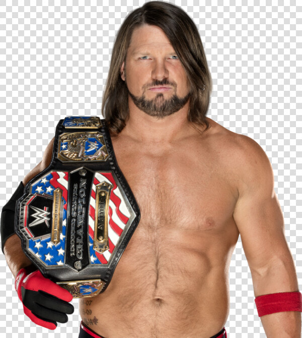 Aj Styles Raw Tag Team Champion  HD Png DownloadTransparent PNG