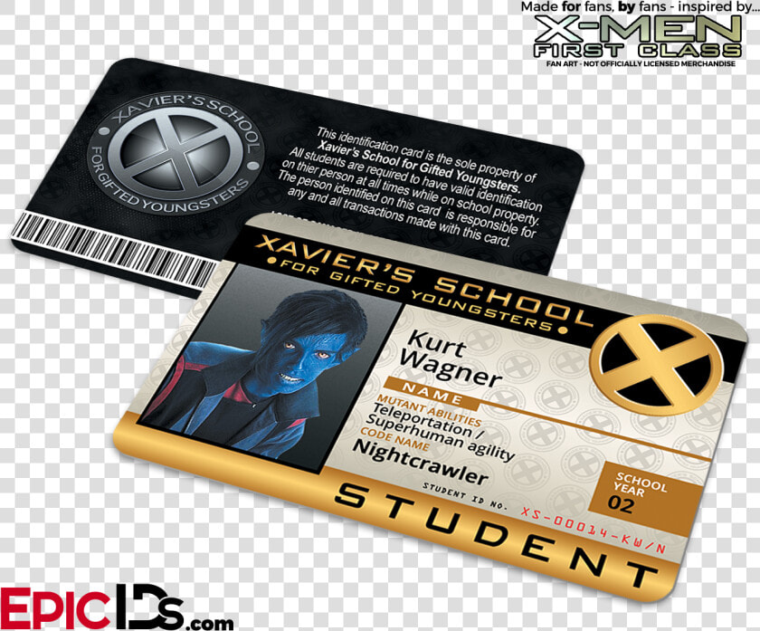 Xavier Institute For Gifted Youngsters X men   Identity Card Star Wars  HD Png DownloadTransparent PNG