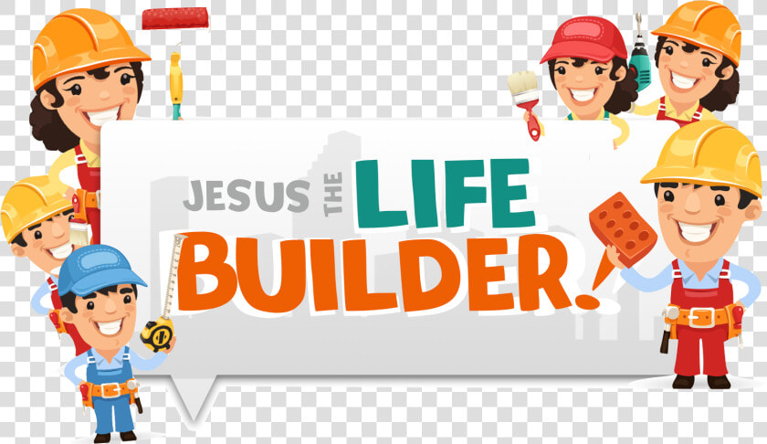 Jesus The Life Builder Trans   Cartoon  HD Png DownloadTransparent PNG