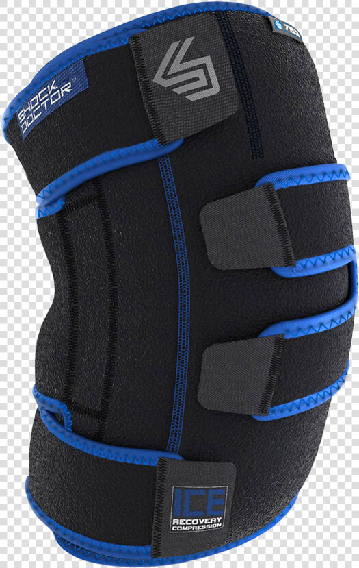 Transparent Ice Bag Png   Ice Recovery Knee Wrap Shock Doctor  Png DownloadTransparent PNG