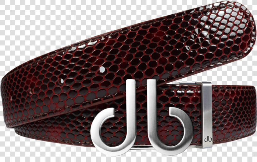 Shiny Snakeskin Texture Burgundy  amp  Black With Brushed   Belt  HD Png DownloadTransparent PNG