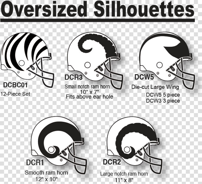 View   Ram Horn Football Helmet Decals  HD Png DownloadTransparent PNG