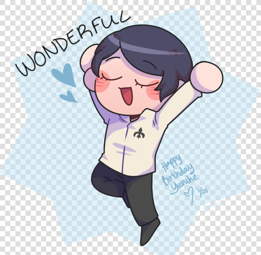 “its A Wonderful Yusuke Day ”   Cartoon  HD Png DownloadTransparent PNG