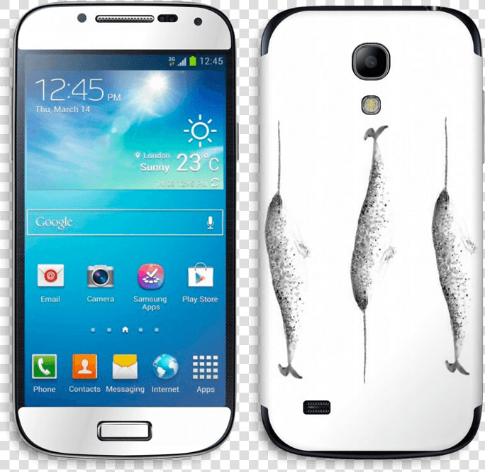 Narwhale Skin Galaxy S4 Mini   Case Samsung S4 Big  HD Png DownloadTransparent PNG