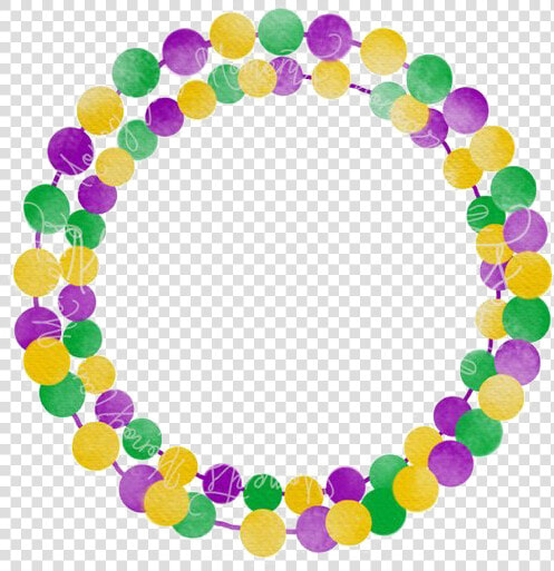 Mardi Gras Png Download Image   Circle Mardi Gras Beads  Transparent PngTransparent PNG