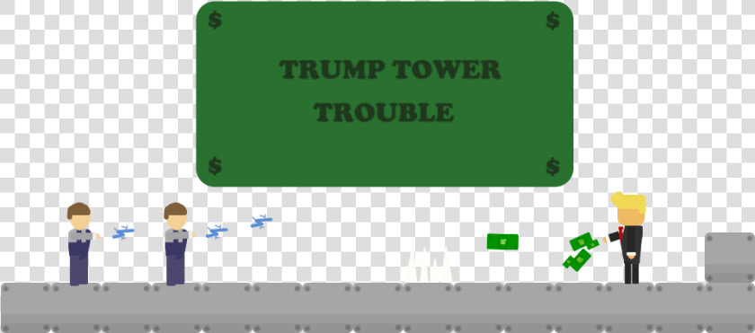 Trump Tower Trouble   All American Courier Llc  HD Png DownloadTransparent PNG