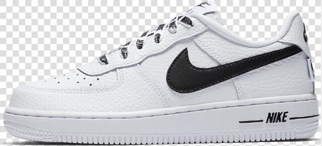 Nike Air Force 1 Lv8 Nba Kids White  HD Png DownloadTransparent PNG