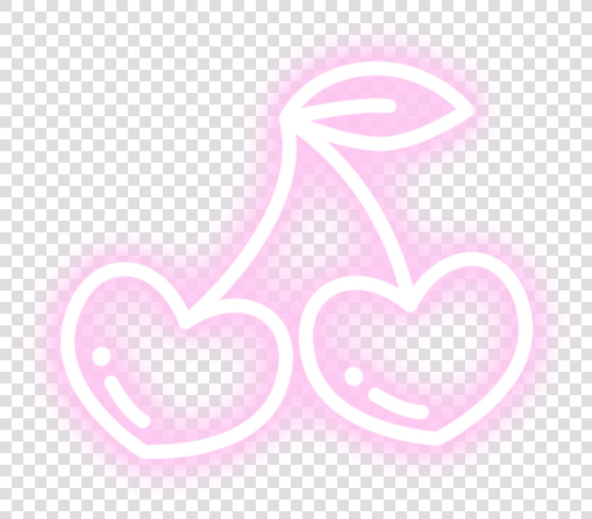 Sticker Cute Kawaii Tumblr Png Neon Kawaii Tumblr   Cherry Neon Sign Png  Transparent PngTransparent PNG