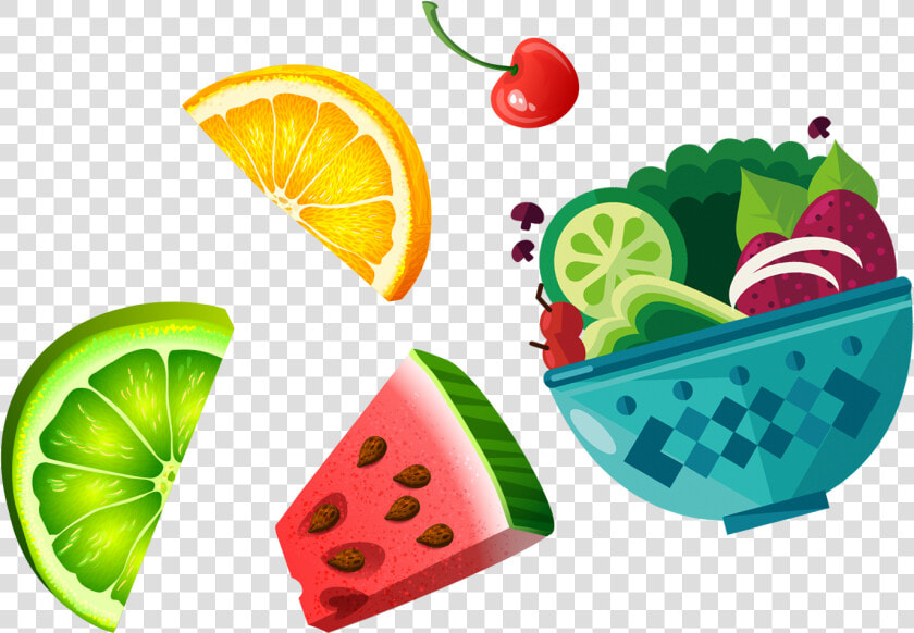 Cartoon Fruits Images Cartoon Fruits Images   Fruit Salad Clip Art  HD Png DownloadTransparent PNG