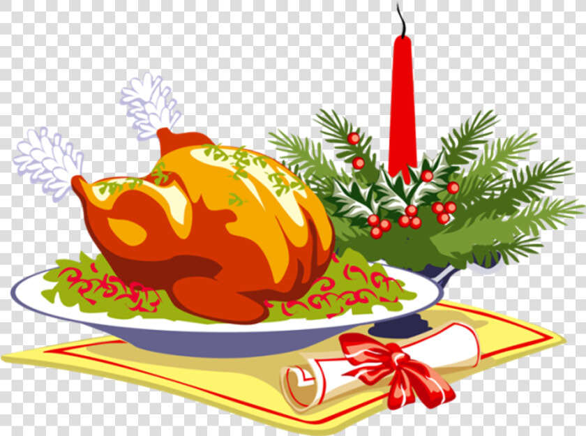 Christmas Lunch For Ldc Clients   Christmas Dinner Clipart Free  HD Png DownloadTransparent PNG