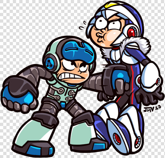 9 Rockman Xover Clip Art Fictional Character   Mighty No 9 Crossover  HD Png DownloadTransparent PNG