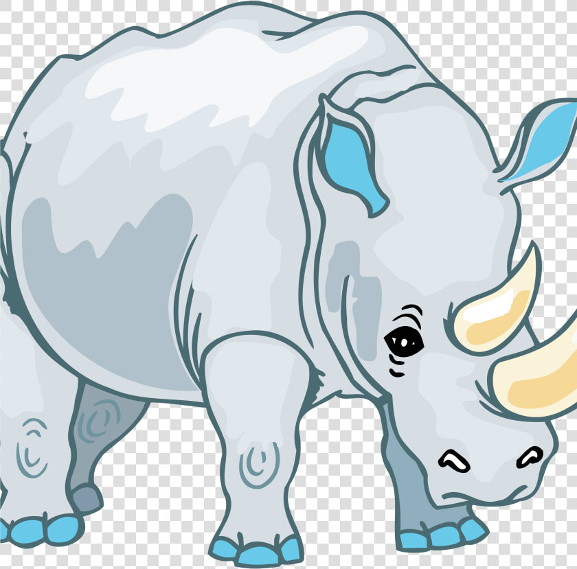 Rhino Cartoon Clipart Clip Arts   Rhino Cartoon  HD Png DownloadTransparent PNG