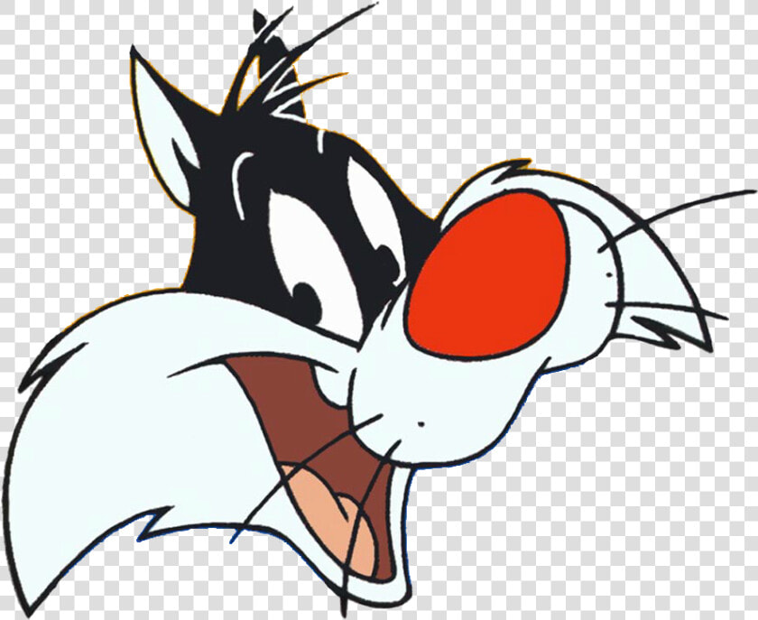 Tweety Bird Png   Looney Tunes Sylvester Head  Transparent PngTransparent PNG