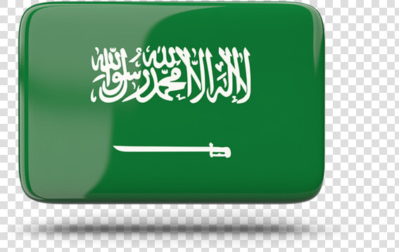 Rectangular Icon With Shadow   Flag Saudi Arabia Map  HD Png DownloadTransparent PNG