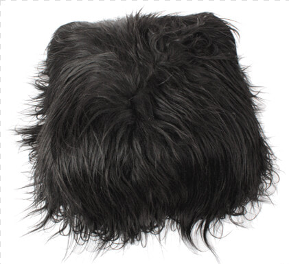 Pillow Icelandic Sheepskin Black 40x40cm Id Cloud 689   Lace Wig  HD Png DownloadTransparent PNG