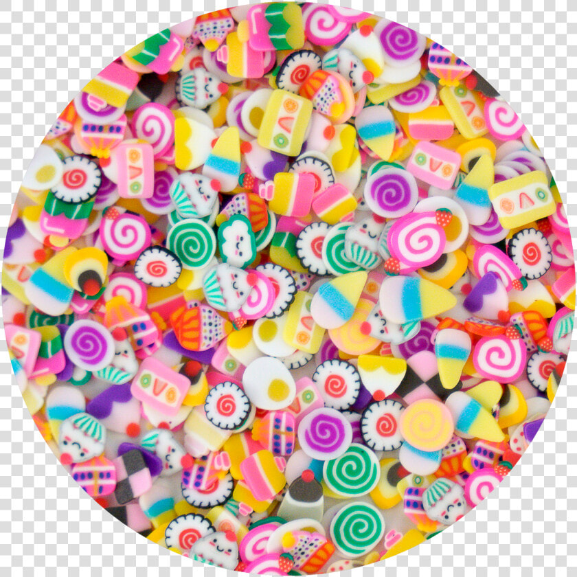 Assorted Fake Food Sprinkles Slices   Circle  HD Png DownloadTransparent PNG