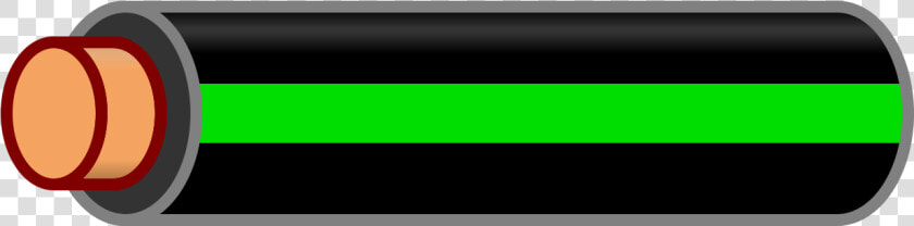 Wire Black Green Stripe   Black Wire With Red Stripe  HD Png DownloadTransparent PNG