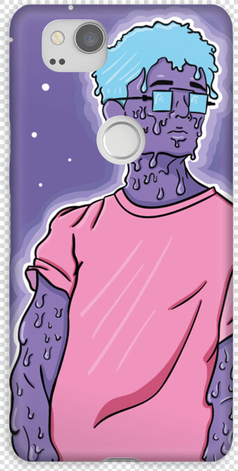 Blue Melting Guy Case Pixel   Mobile Phone Case  HD Png DownloadTransparent PNG