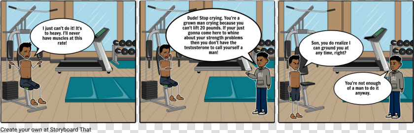 Storyboard For Fitness Gym  HD Png DownloadTransparent PNG