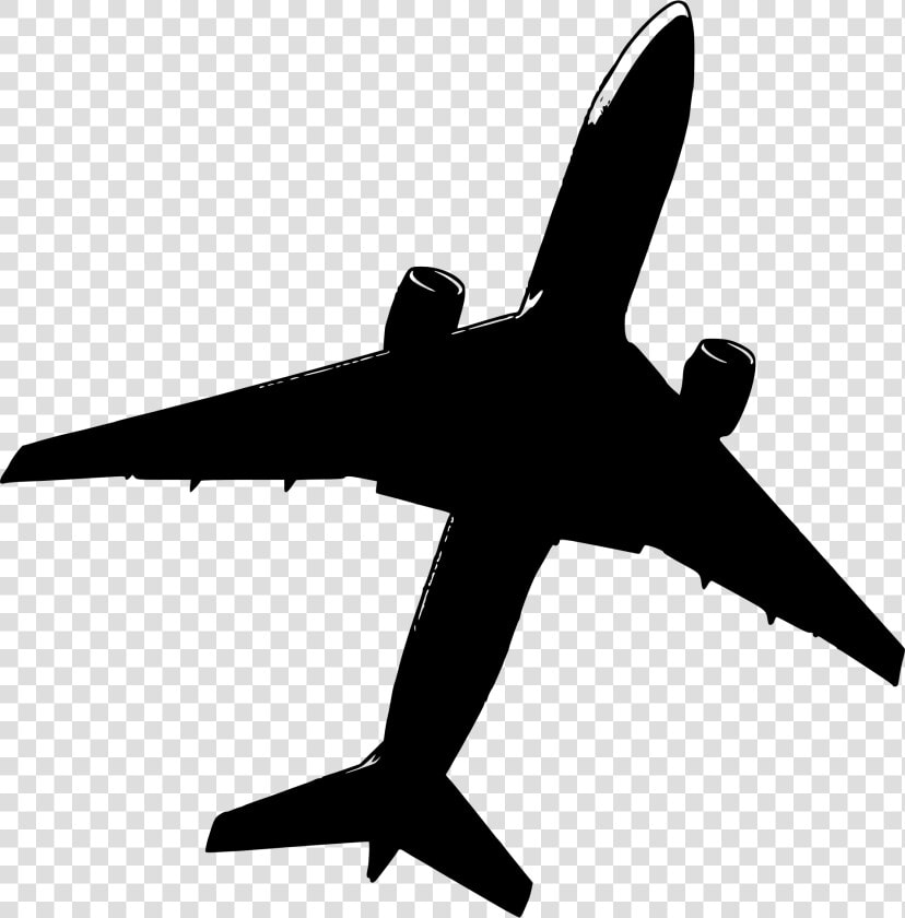 Transparent Airplane Banner Clipart   Airplane Stencil Png  Png DownloadTransparent PNG