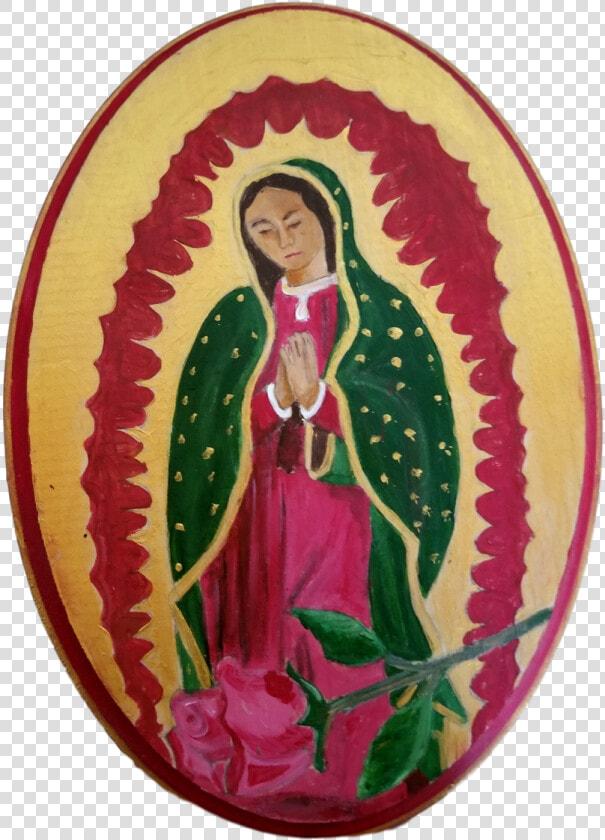 Decor Wall Hanging Virgen De Guadalupe Oval Shaped   Virgen De Guadalupe Png Hd  Transparent PngTransparent PNG