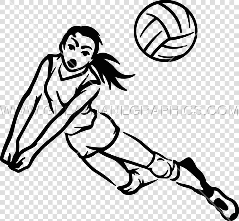 Transparent Volleyball Player Png   Playing Sports Drawing Easy  Png DownloadTransparent PNG