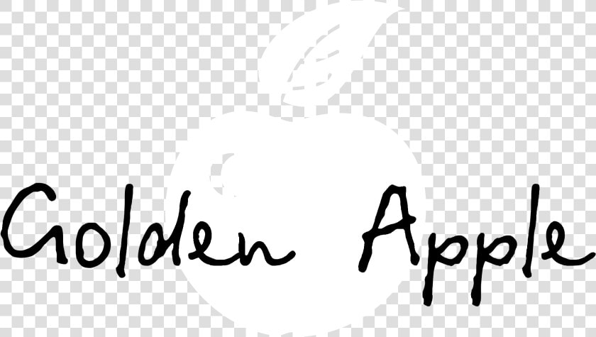 Golden Apple Logo Black And White   Apple  HD Png DownloadTransparent PNG