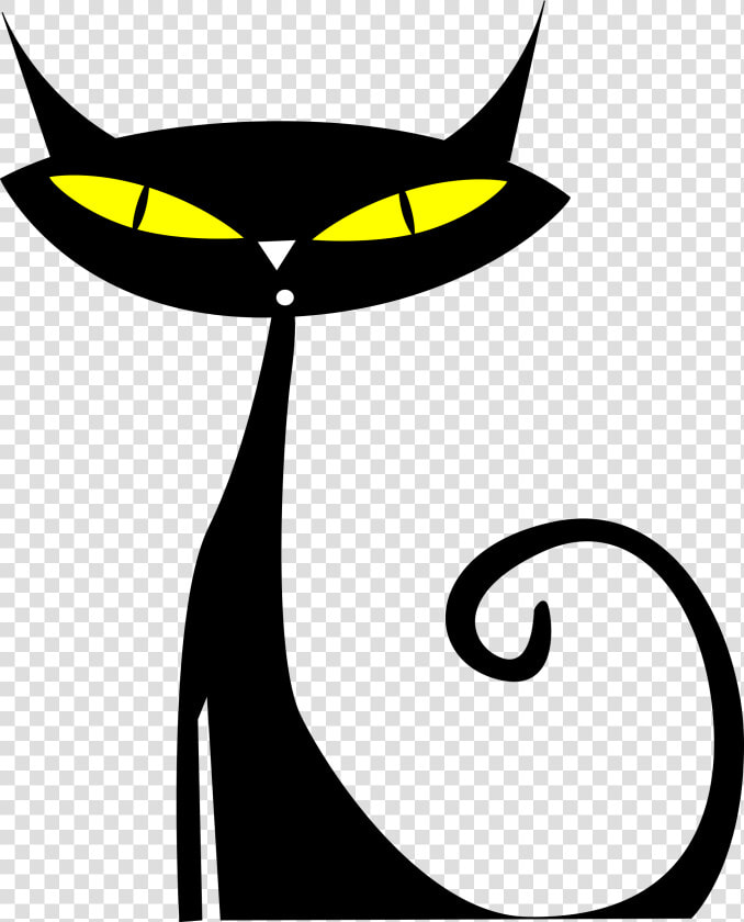 Halloween Black Cat Cartoon   Png Download   Gatos Clip Art Png  Transparent PngTransparent PNG