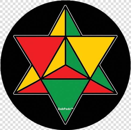 Star Tetrahedron Dab Pad   Triangle  HD Png DownloadTransparent PNG