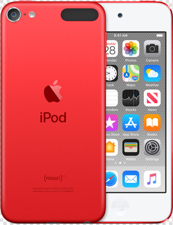 Apple Ipod Gen 6 32gb Red A1574  refurbished    Red Ipod Touch 7th Generation  HD Png DownloadTransparent PNG