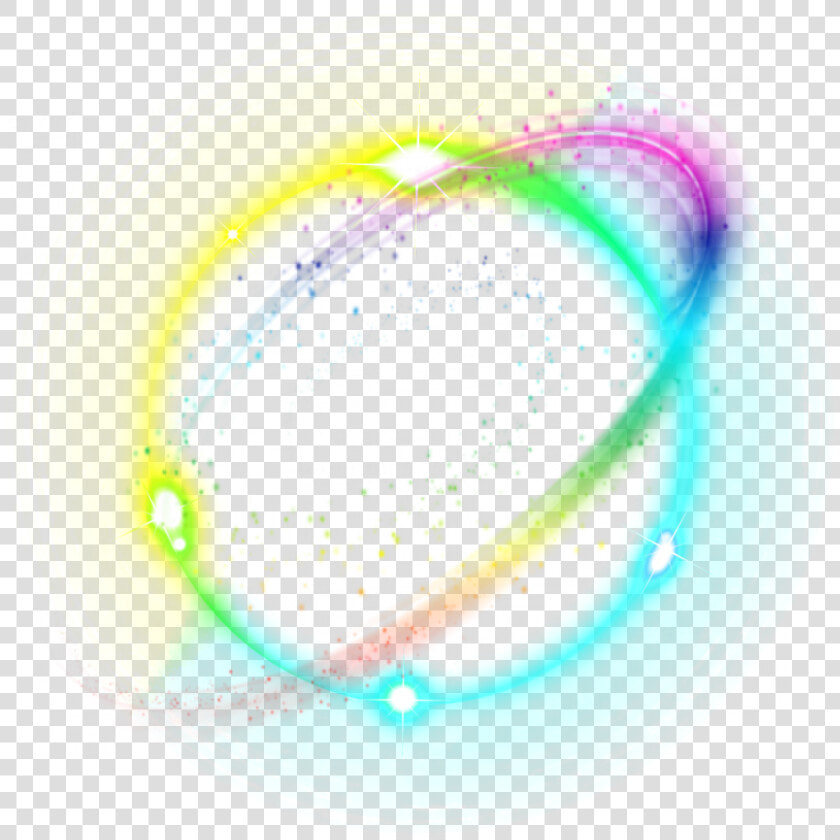  light  lighteffect  neon  glow  bokeh  rainbow  border   Body Jewelry  HD Png DownloadTransparent PNG