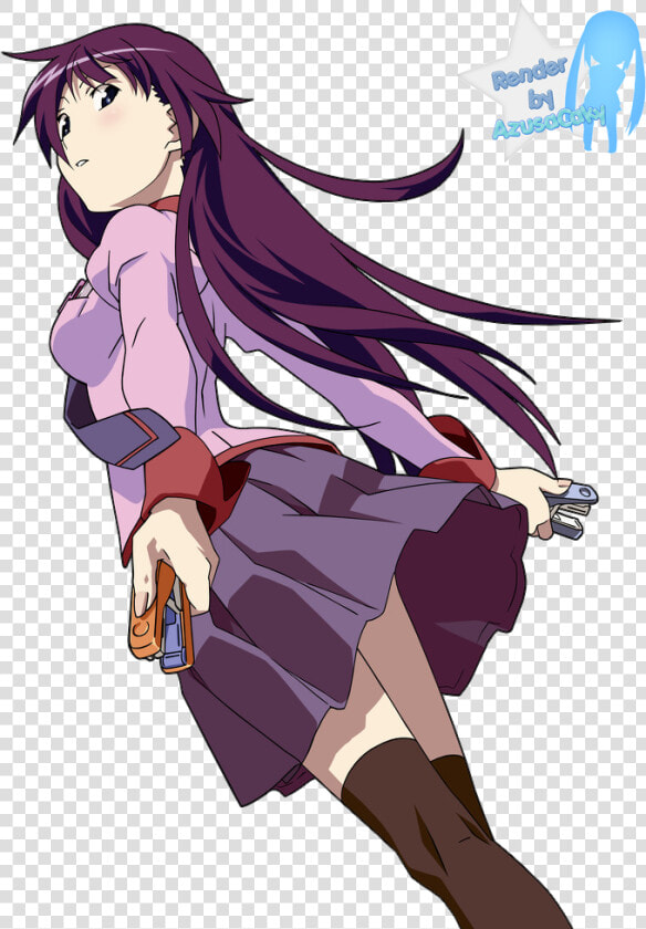 Hitagi Senjougahara Png  Transparent PngTransparent PNG