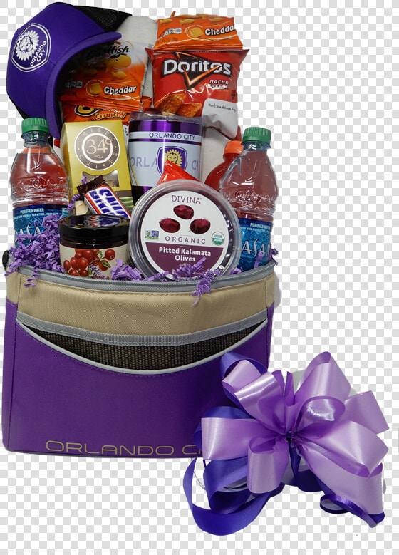 Orlando City Soccer Team gift Basket   Mishloach Manot  HD Png DownloadTransparent PNG