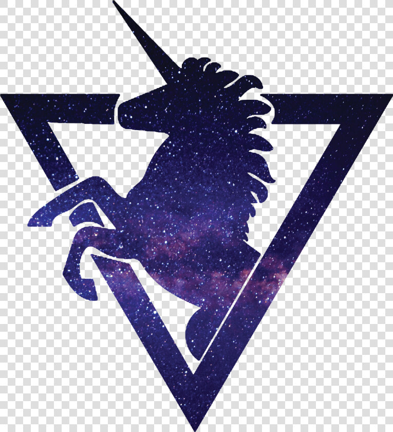 Unicorn Triangle Galaxy   Transparent Galaxy Unicorn Logo  HD Png DownloadTransparent PNG