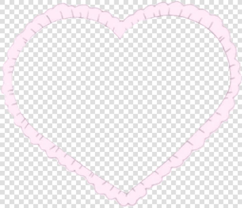  frilly  heart  lace  pink  heart  frame   Heart  HD Png DownloadTransparent PNG