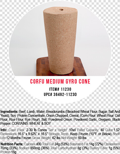 Corfu Gyro Cones Medium   Plywood  HD Png DownloadTransparent PNG