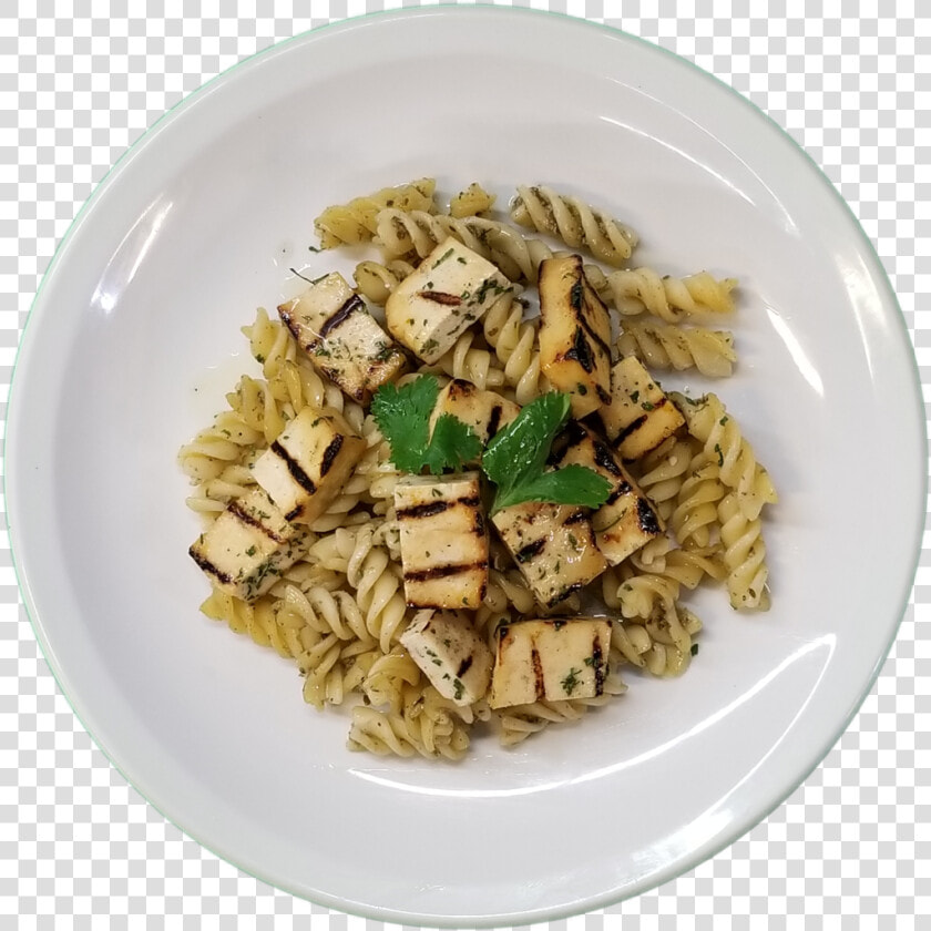 Pesto Whole wheat Pasta With Tofu  amp  Vegetables   Fusilli  HD Png DownloadTransparent PNG