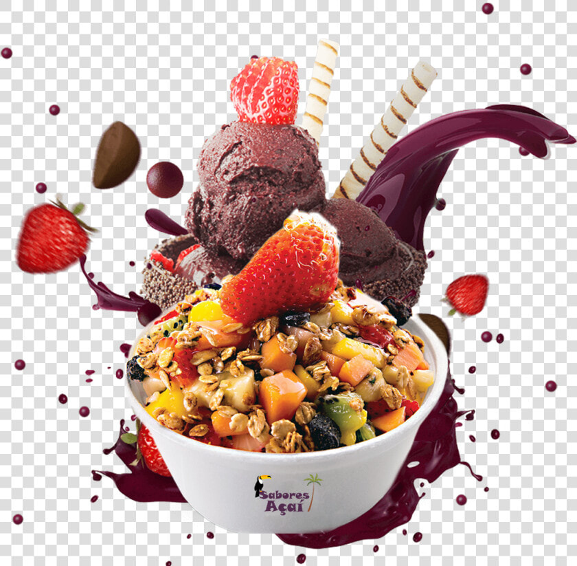 Ice Cream Açaí   Png Download   Imagens De Açai Png  Transparent PngTransparent PNG