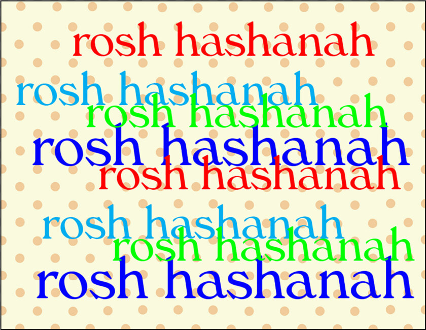 Cover Of Jewish New Year Rosh Hashanah Card   Graphic Design  HD Png DownloadTransparent PNG